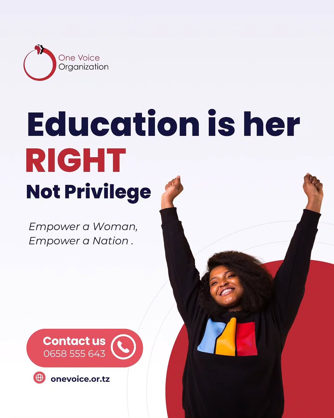 Education is her right campaign poster